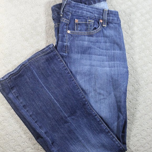 NWT 7 For All Mankind Women’s Kimmie Bootcut Jeans Dark Wash 29x34